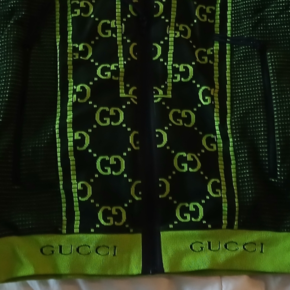 New. Men's / unisex Gucci tubular jersey zip up hoodie jacket - Picture 5 of 7